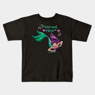 mermaid Vibes Design Kids T-Shirt